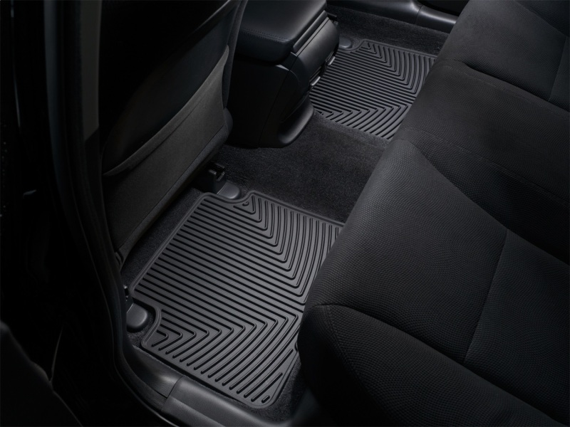Honda Accord Floor Mats - Rear - WeatherTech - All-Weather - Black - `08-`12