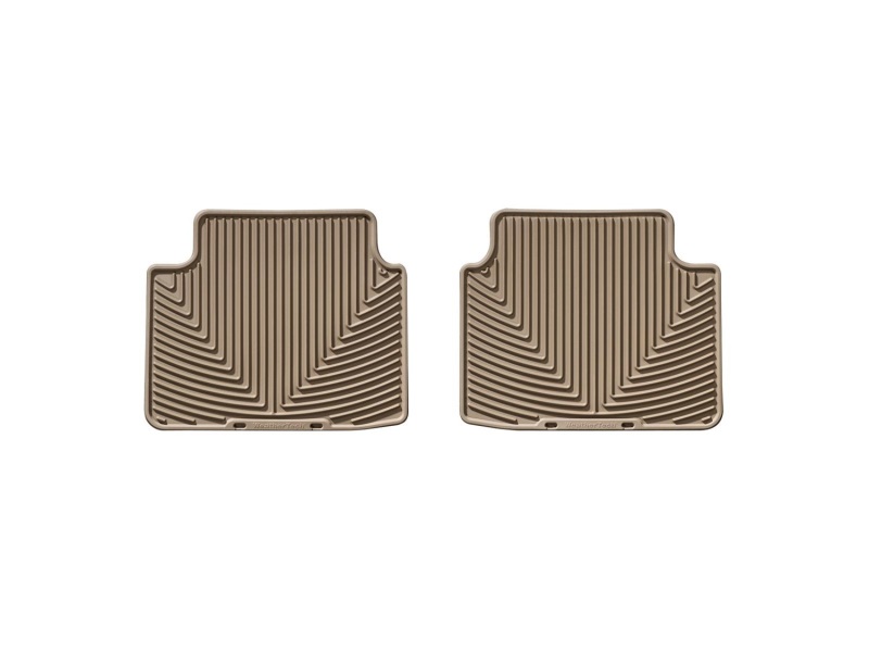 Honda Accord Floor Mats - Rubber - Rear - WeatherTech - All-Weather - Tan - `08-`12