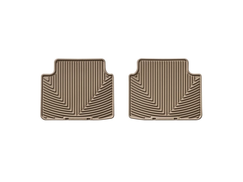 Honda Accord Floor Mats - Rubber - Rear - WeatherTech - All-Weather - Tan - `08-`12