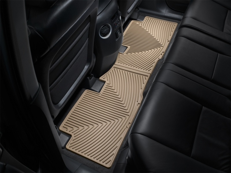 Honda Pilot Floor Mats - Rear - WeatherTech - All-Weather - Tan - `09-`13