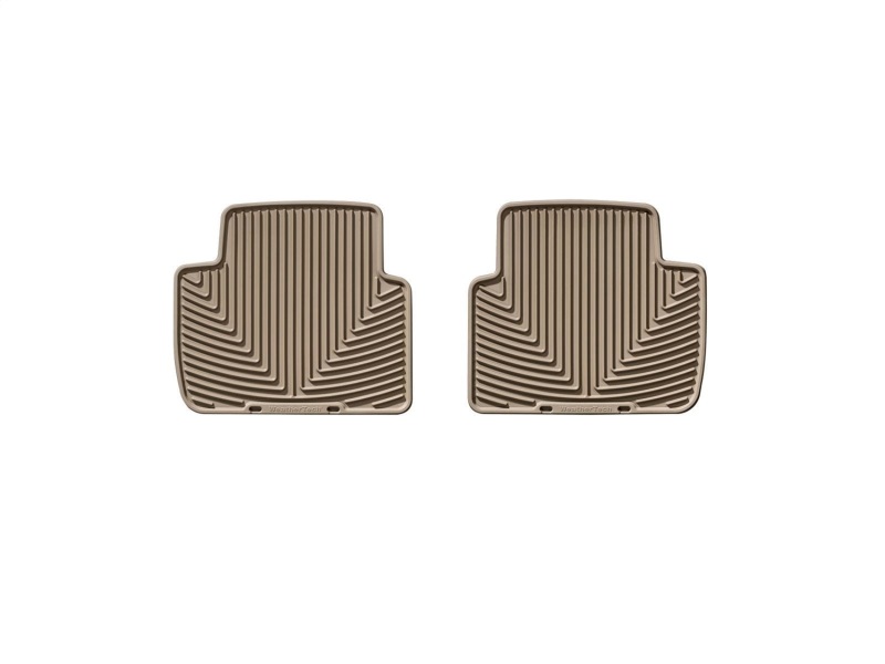 BMW 3 Series Floor Mats - Rubber - Rear - WeatherTech - All-Weather - Tan - `98-`06