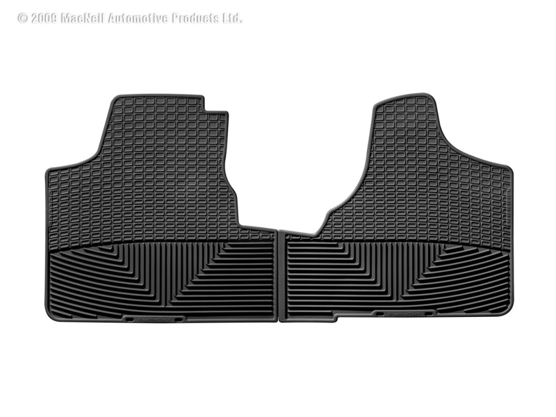 Chrysler Voyager Floor Mats - Front - WeatherTech - Rubber - Black - 2003