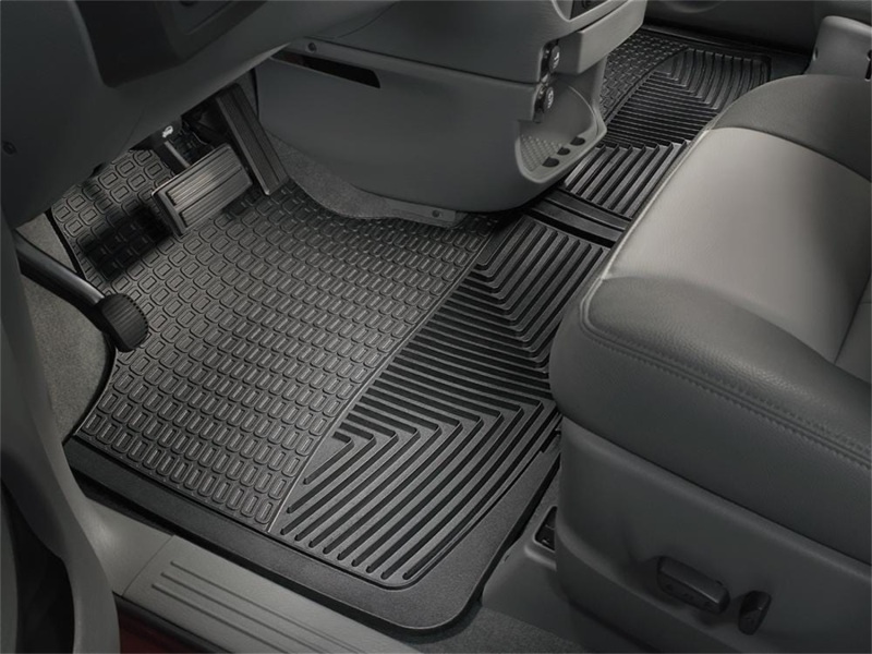 Chrysler Voyager Floor Mats - Front - WeatherTech - Rubber - Black - 2003