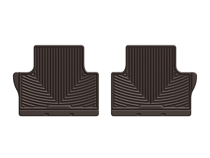 Volvo S80 Floor Mats - Rear - WeatherTech - All-Weather - Cocoa - `07-`14
