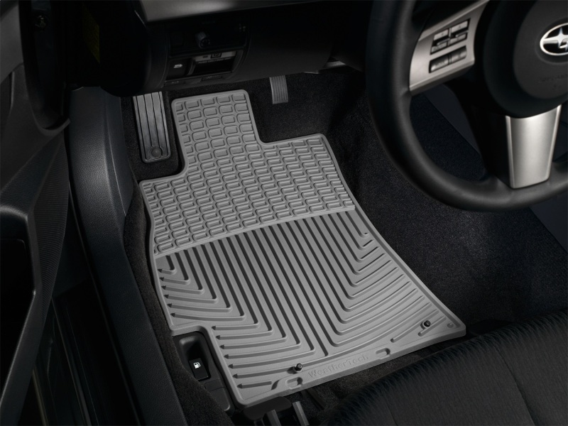 Subaru Outback Rubber Mats - Front - WeatherTech - All-Weather - Grey - `10-`27