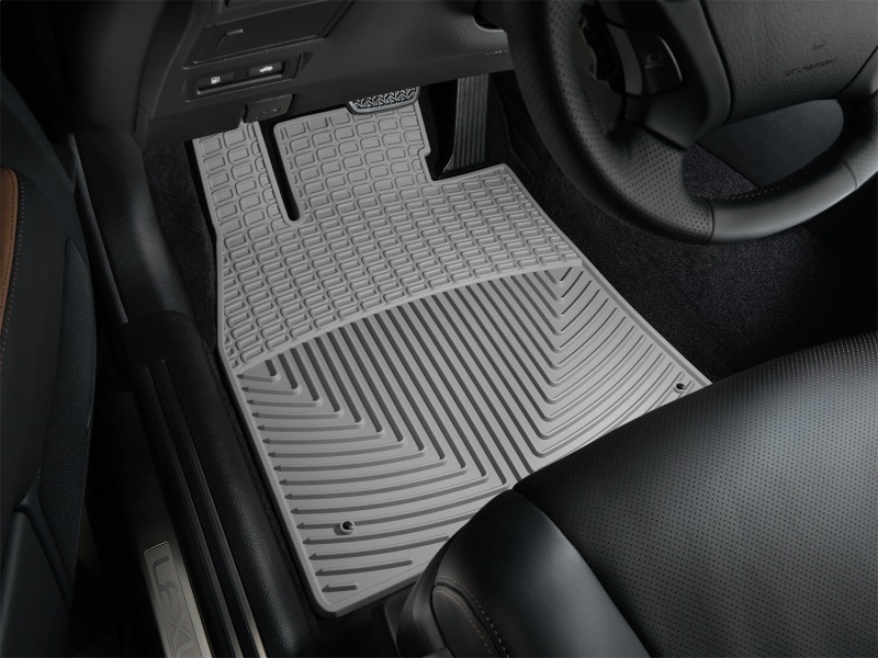 Lexus LS Rubber Mats - Front - WeatherTech - All-Weather - Grey - `07-`10