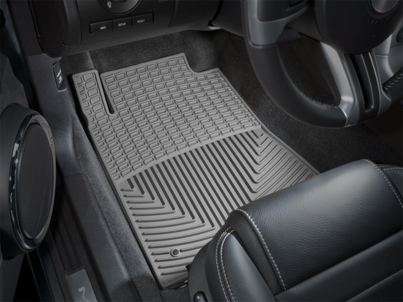 Ford Mustang Rubber Mats - Front - WeatherTech - Grey - `10-`27