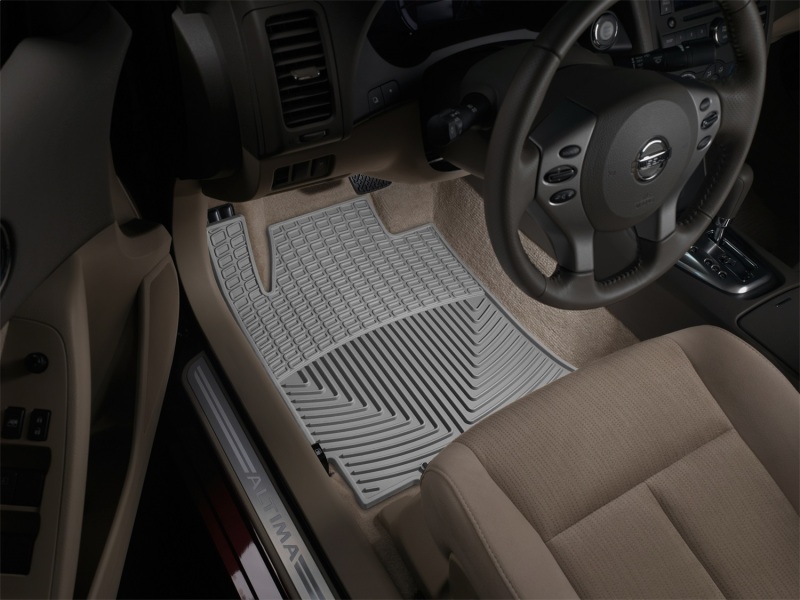 Nissan Altima Rubber Mats - Front - WeatherTech - All-Weather - Grey - `07-`12