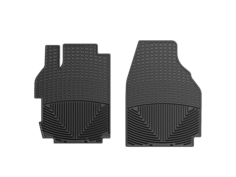 Nissan Sentra Rubber Floor Mats - Front - WeatherTech - All-Weather - Black - `07-`12