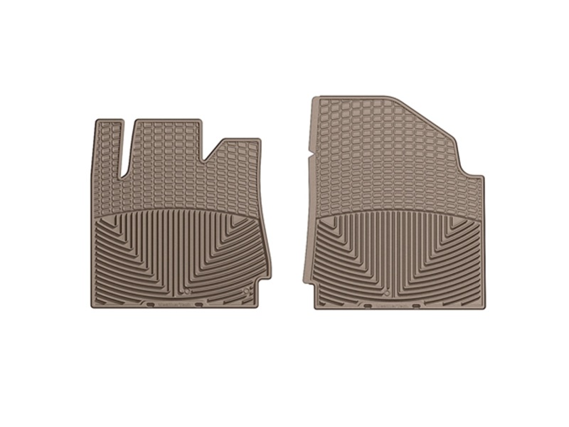 Cadillac SRX Floor Mats - Front - WeatherTech - All-Weather - Tan - `10-`27