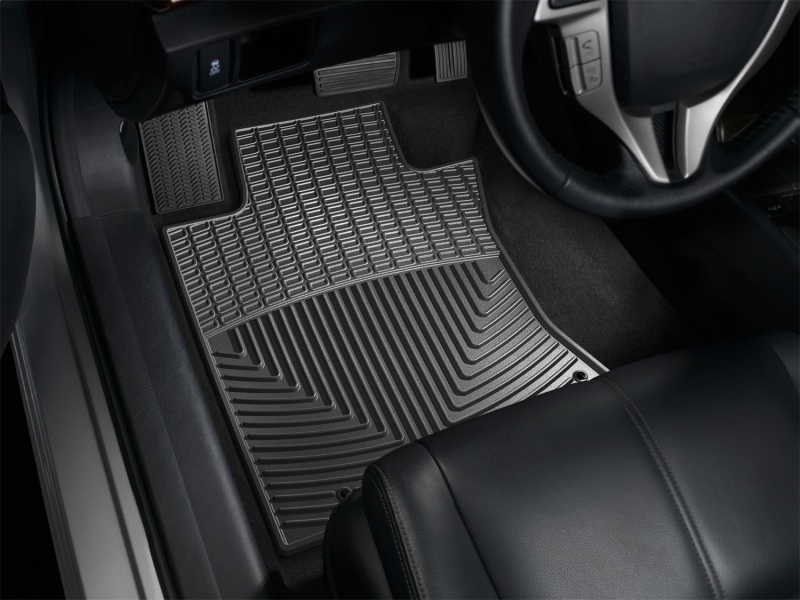 Honda Crosstour Floor Mats - Front - WeatherTech - Rubber, All-Weather - Black - `10-`27