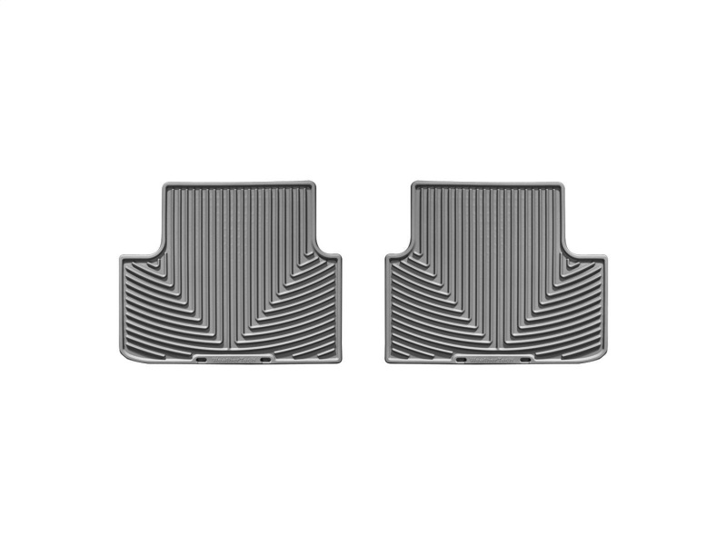 Honda Accord Rubber Floor Mats - Rear - WeatherTech - All-Weather - Grey - `08-`12
