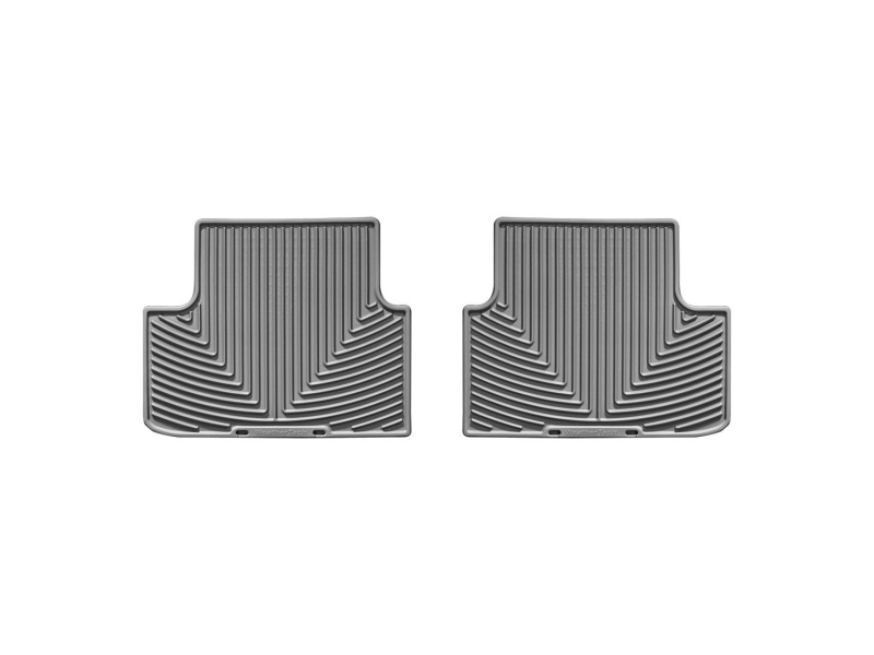 Honda Accord Rubber Floor Mats - Rear - WeatherTech - All-Weather - Grey - `08-`12