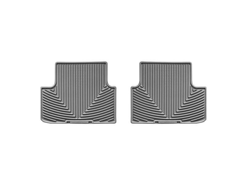 Honda Accord Rubber Floor Mats - Rear - WeatherTech - All-Weather - Grey - `08-`12