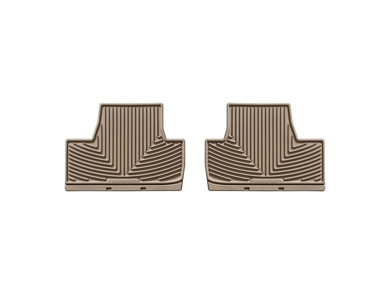 Lexus IS Rubber Floor Mats - Rear - WeatherTech - All-Weather - Tan - `06-`13