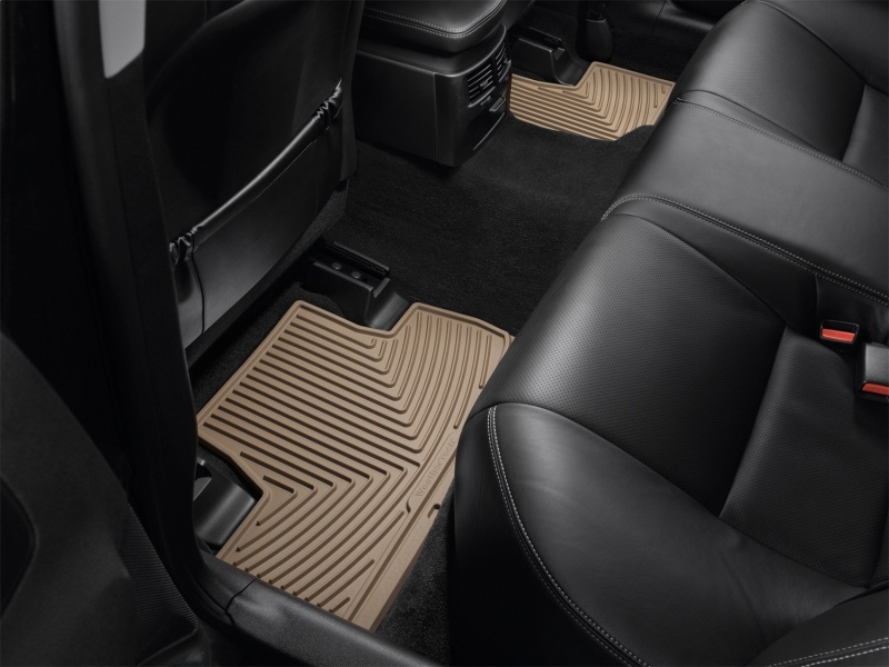 Lexus IS Rubber Floor Mats - Rear - WeatherTech - All-Weather - Tan - `06-`13