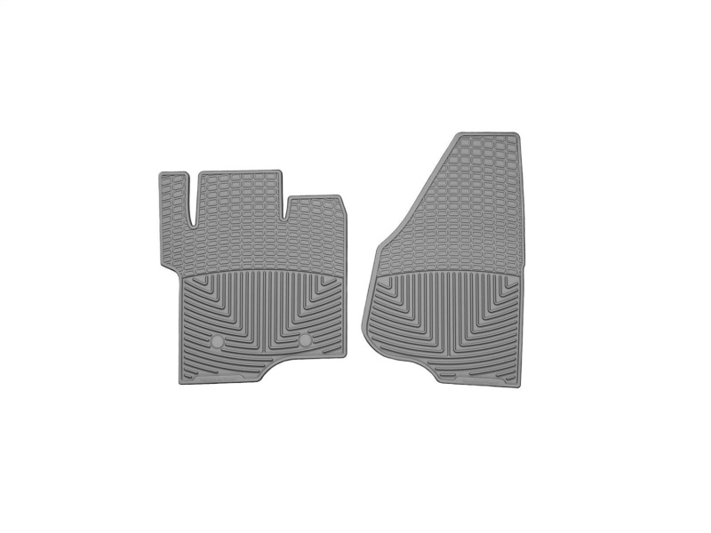 Ford Super Duty Floor Mats - Front - WeatherTech - All-Weather - Grey - `11-`27