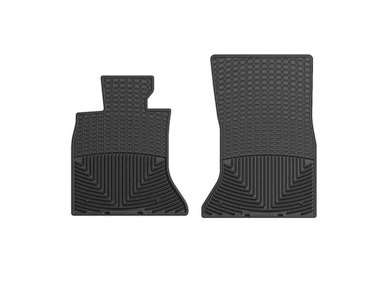 BMW 5 Series Floor Mats - Front - WeatherTech - All-Weather Rubber - Black - `11-`27