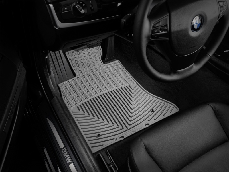 BMW 5 Series Floor Mats - Front - WeatherTech - Rubber - Grey - `11-`27