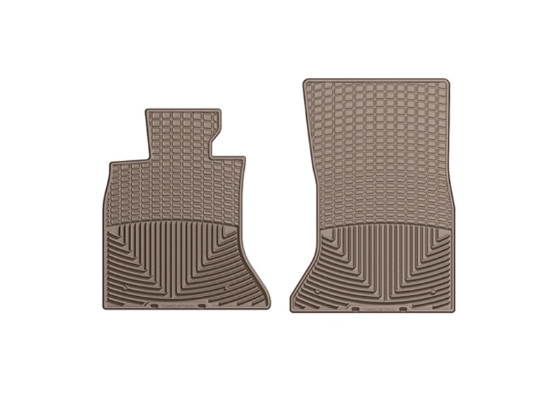 BMW 5 Series Floor Mats - Front - WeatherTech - Rubber - Tan - `11-`27