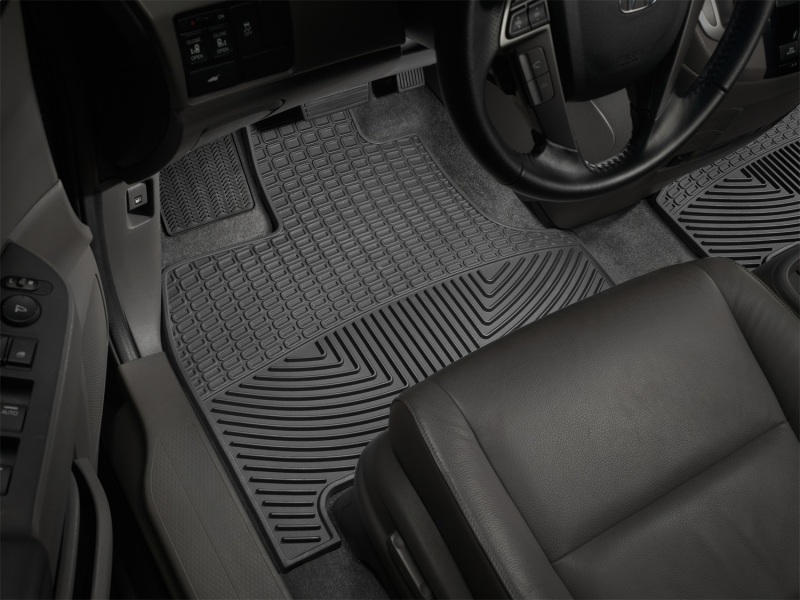 Honda Odyssey Rubber Mats - Front - WeatherTech - All-Weather - Black - `11-`27