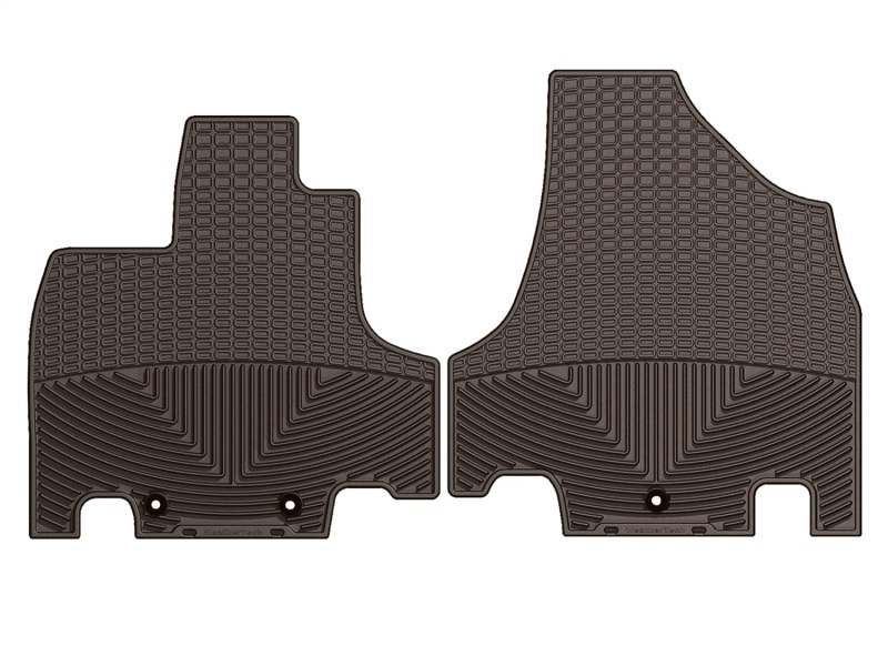 Honda Odyssey Floor Mats - Front - WeatherTech - All-Weather Rubber - Cocoa - `11-`16