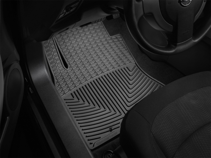 Nissan Rogue Floor Mats - Rubber - Front - WeatherTech - All-Weather - Black - `08-`13