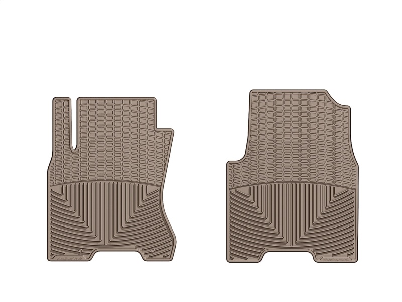Nissan Rogue Rubber Mats - Front - WeatherTech - All-Weather - Tan - `08-`13