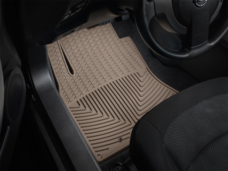 Nissan Rogue Rubber Mats - Front - WeatherTech - All-Weather - Tan - `08-`13