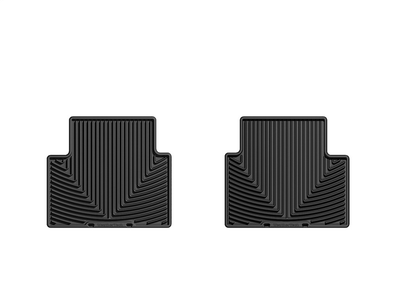 Nissan Rogue Rear Rubber Mats - WeatherTech - All-Weather - Black - `08-`13