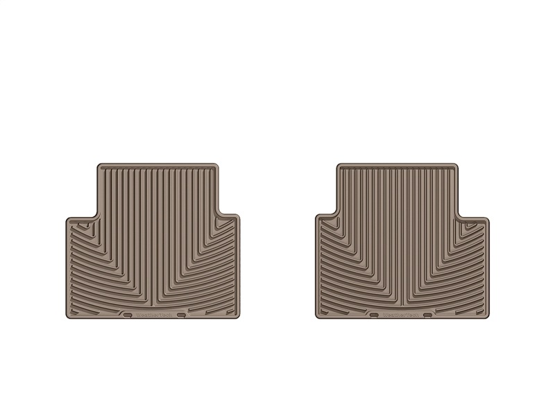 Nissan Rogue Rear Rubber Floor Mats - WeatherTech - All-Weather - Tan - `08-`13