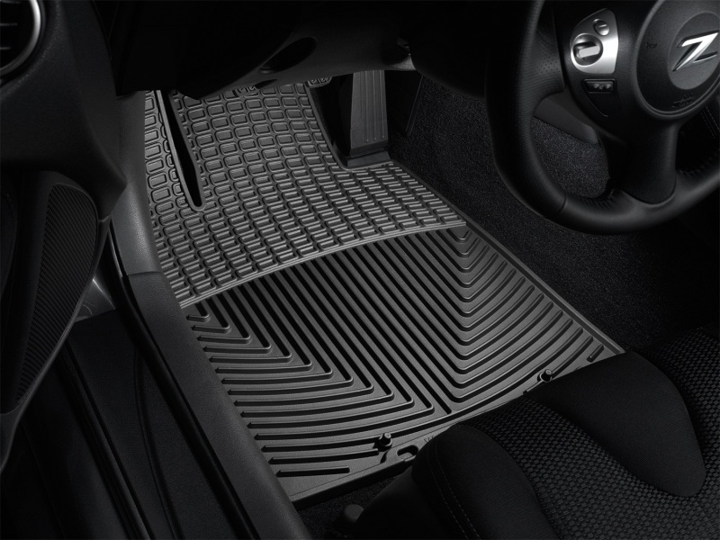 Nissan 370Z Floor Mats - Front - WeatherTech - Rubber - Black - `10-`27