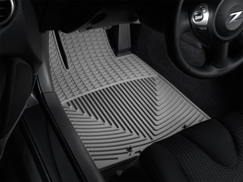 Nissan 370Z Floor Mats - Front - WeatherTech - Rubber - Grey - `10-`27