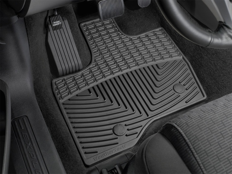 Ford Explorer Floor Mats - Front - WeatherTech - All-Weather - Black - `11-`27