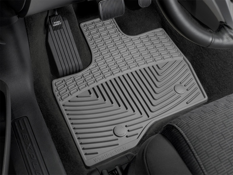 Ford Explorer Floor Mats - Front - WeatherTech - All-Weather - Grey - `11-`27