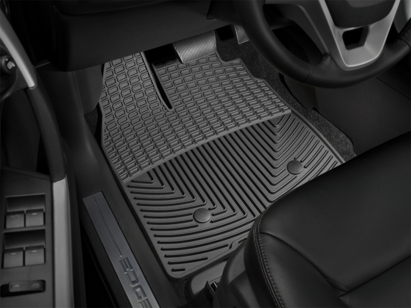 Ford Edge Floor Mats - Front - WeatherTech - Rubber - Black - `07-`12