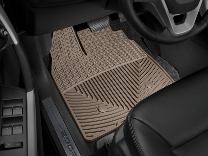 Ford Edge Floor Mats - Front - WeatherTech - All-Weather - Tan - `07-`12