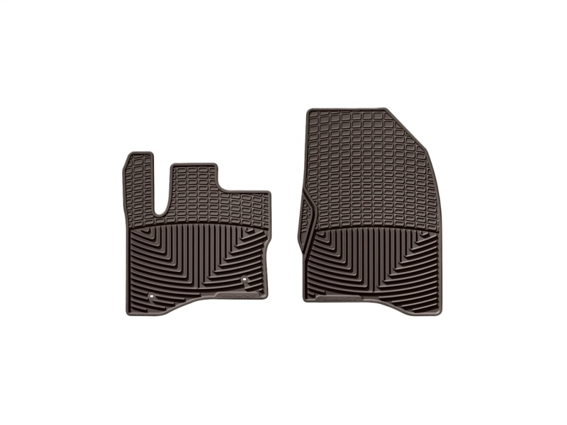 Ford Taurus Rubber Floor Mats - Front - WeatherTech - All-Weather - Cocoa - `10-`14