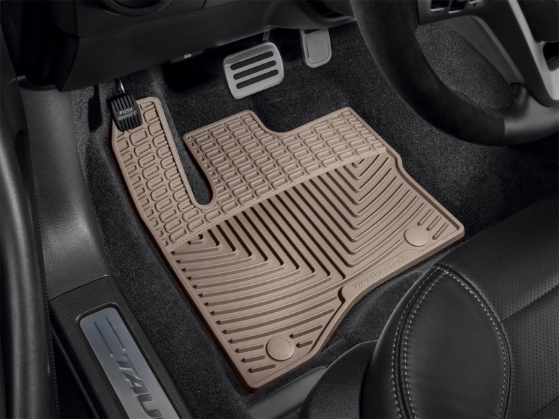 Ford Taurus Rubber Floor Mats - Front - WeatherTech - All-Weather - Tan - `10-`27