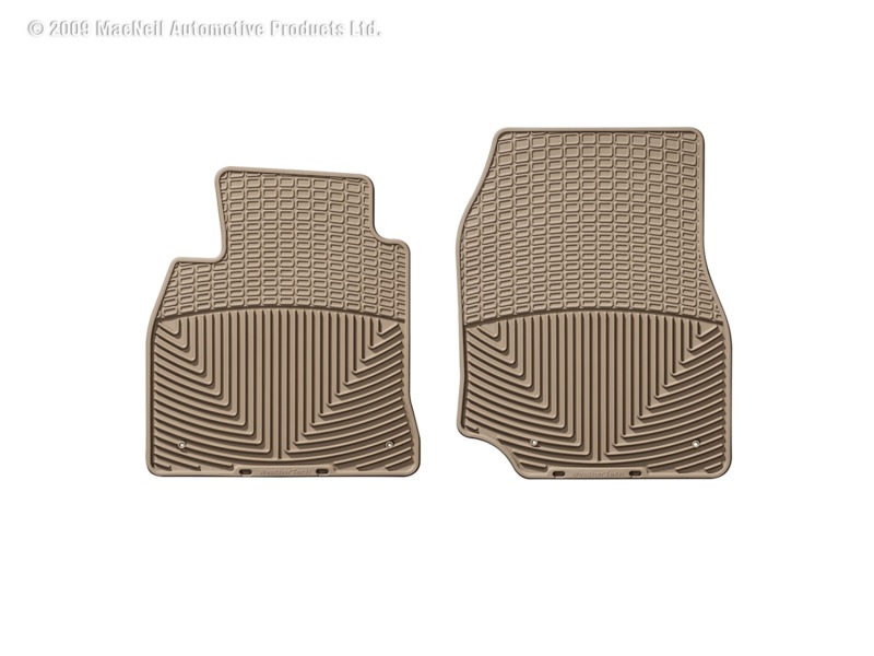 Lexus LX470 Floor Mats - Front - WeatherTech - Rubber - Tan - `98-`06