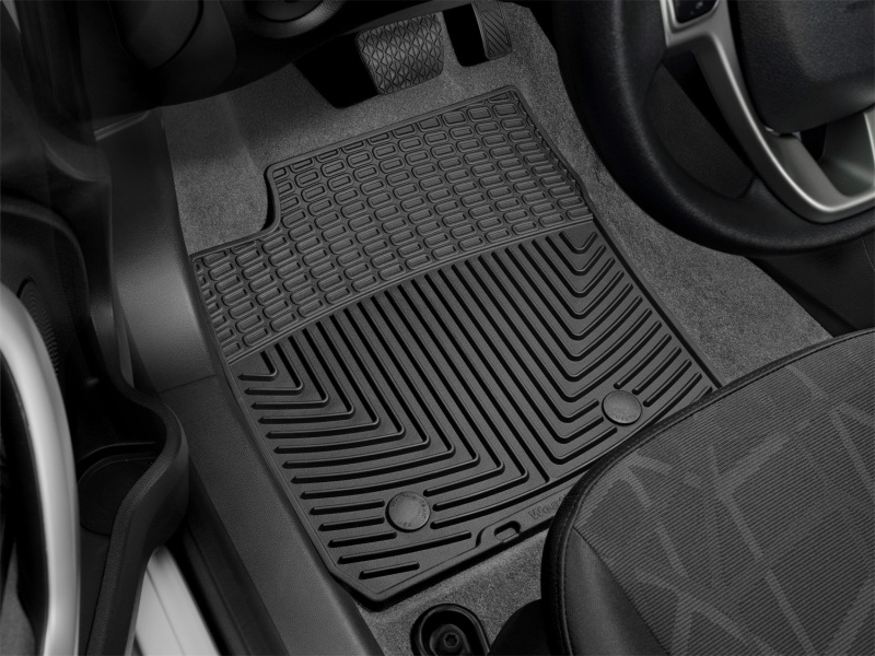 Ford Fiesta Floor Mats - Front - WeatherTech - All-Weather - Black - `11-`27