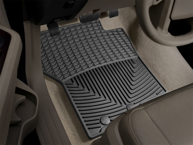Ford Expedition Floor Mats - Front - WeatherTech - Rubber - Black - `11-`27