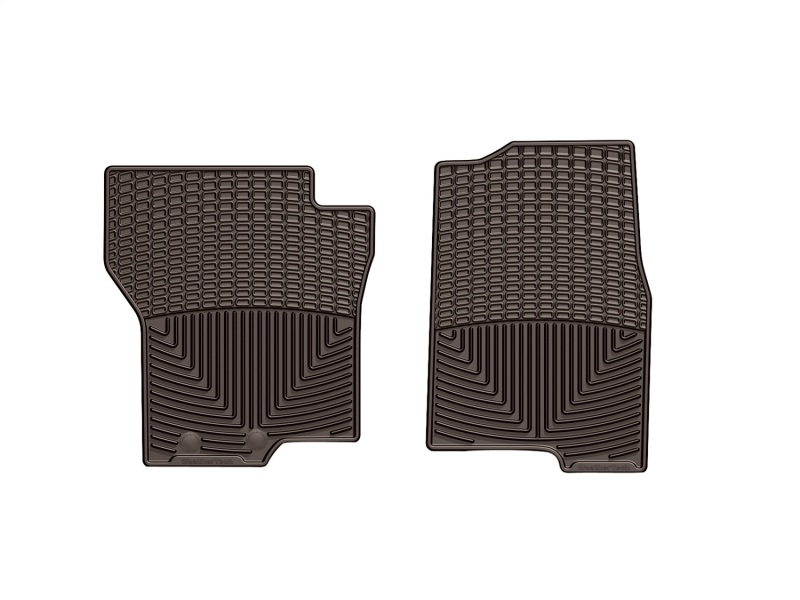 Ford Expedition Floor Mats - Rubber - Front - WeatherTech - All-Weather - Cocoa - `11-`14