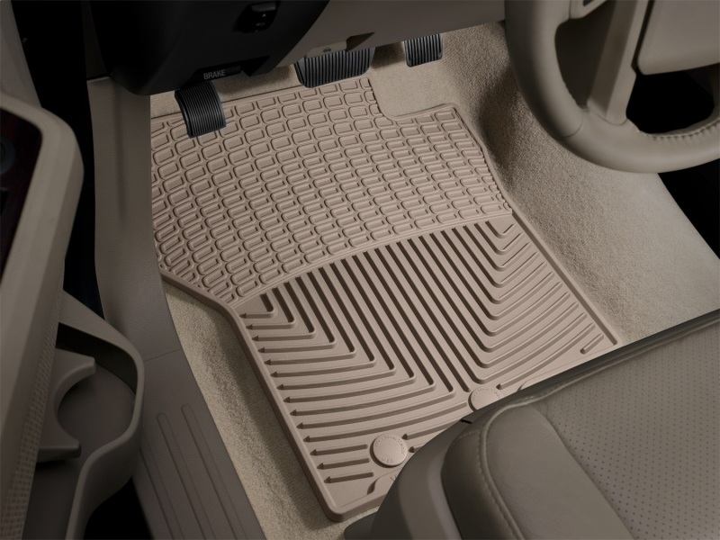 Ford Expedition Floor Mats - Front - WeatherTech - Rubber - Tan - `11-`27