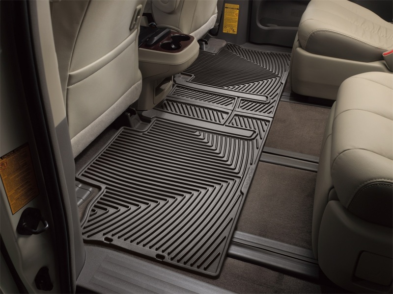Toyota Sienna Rear Rubber Mats - WeatherTech - All-Weather - Cocoa - `11-`27