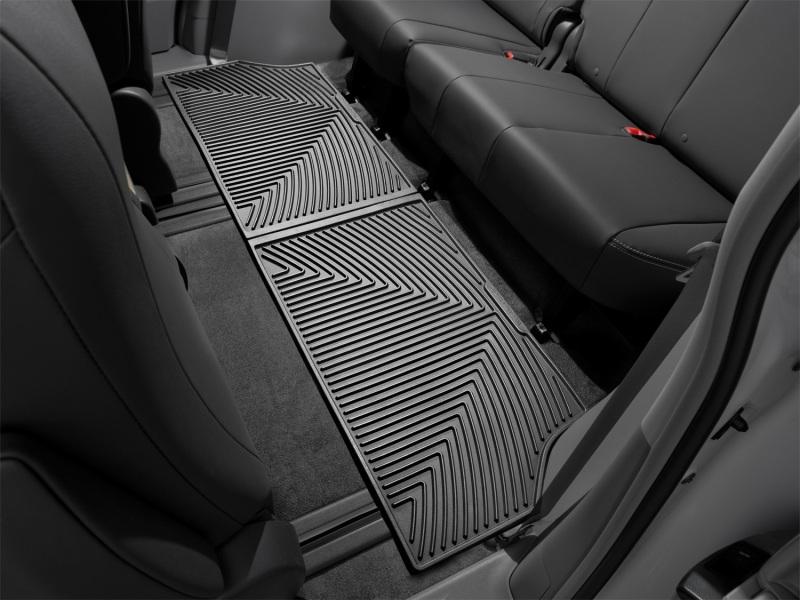 Toyota Sienna Floor Mats - Rear - WeatherTech - All-Weather Rubber - Black - `11-`27