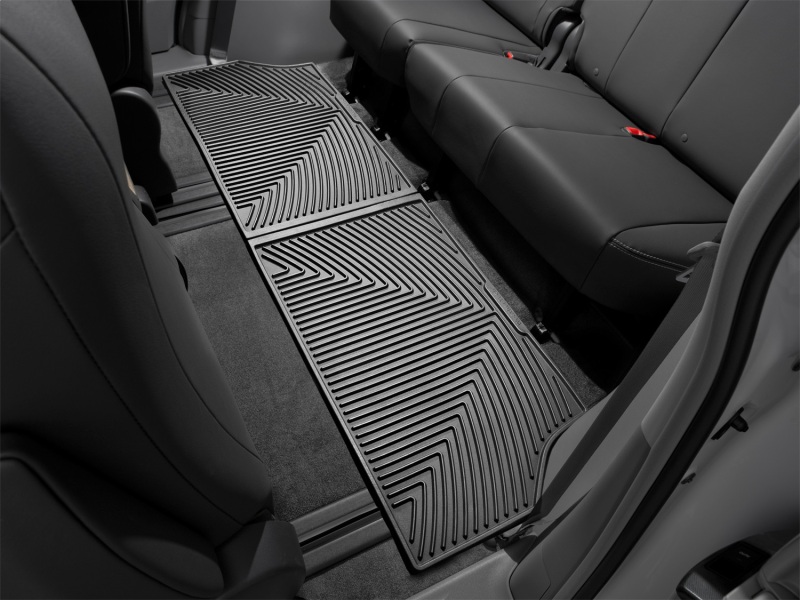 Toyota Sienna Floor Mats - Rear - WeatherTech - All-Weather Rubber - Black - `11-`27