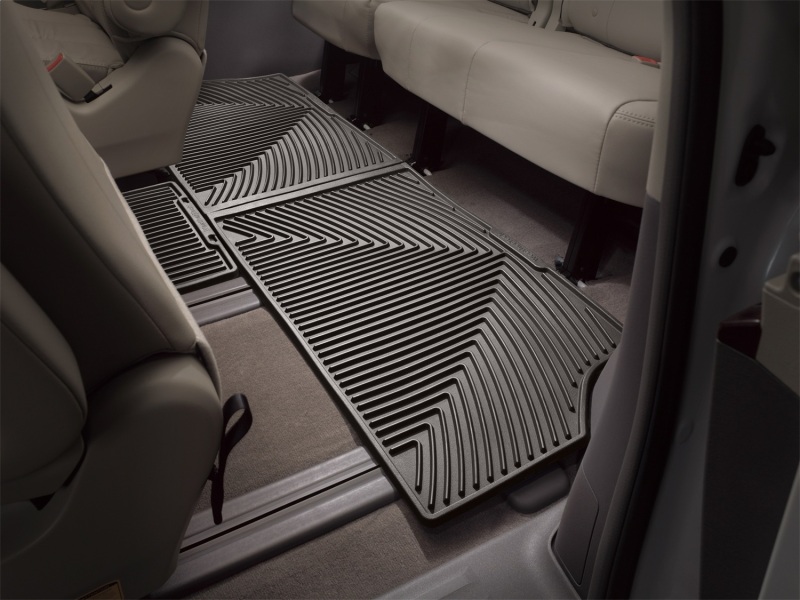 Toyota Sienna Floor Mats - Rear - WeatherTech - All Weather - Cocoa - `11-`27