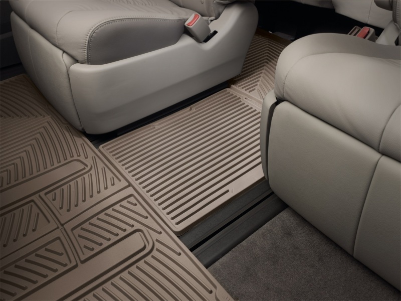 Toyota Sienna Floor Mat Set - Rear - WeatherTech - Tan - `11-`27
