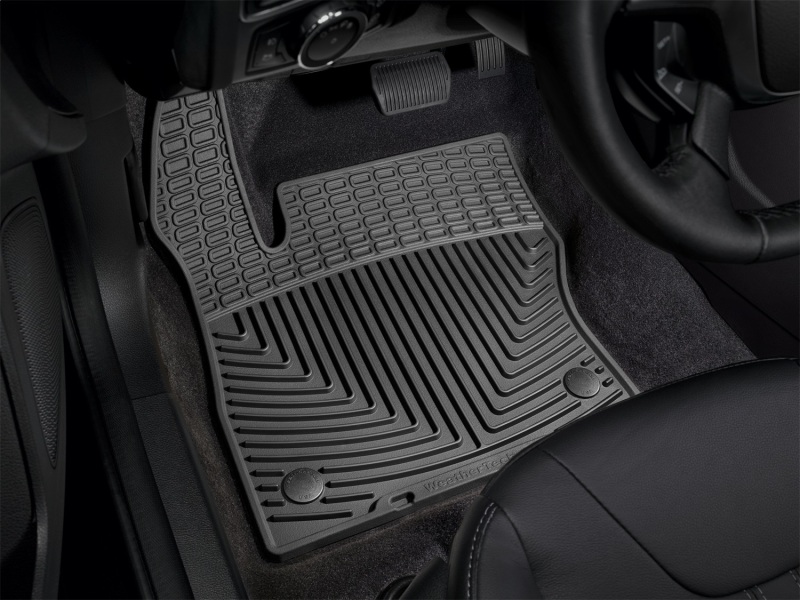 Ford Focus Floor Mats - Front - WeatherTech - All-Weather Rubber - Black - `12-`27